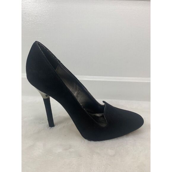 Worthington Women's Black Stiletto suede Heels Size 9M - Picture 7 of 10